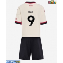 Liverpool Alexander Isak #9 Auswärts Trikotsatz Kinder 2025-26 Kurzarm (+ Kurze Hosen)
